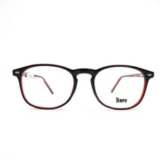MP 6104 BK/RD Eyeglasses Frames red Round Full Rim 50-19-145