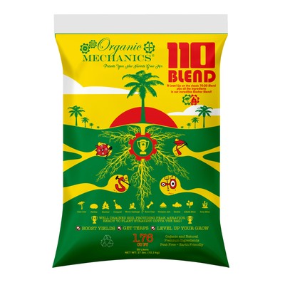 Organic Mechanics All Natural Peat Free 110 Blend Potting Soil, 1.76 cu ft