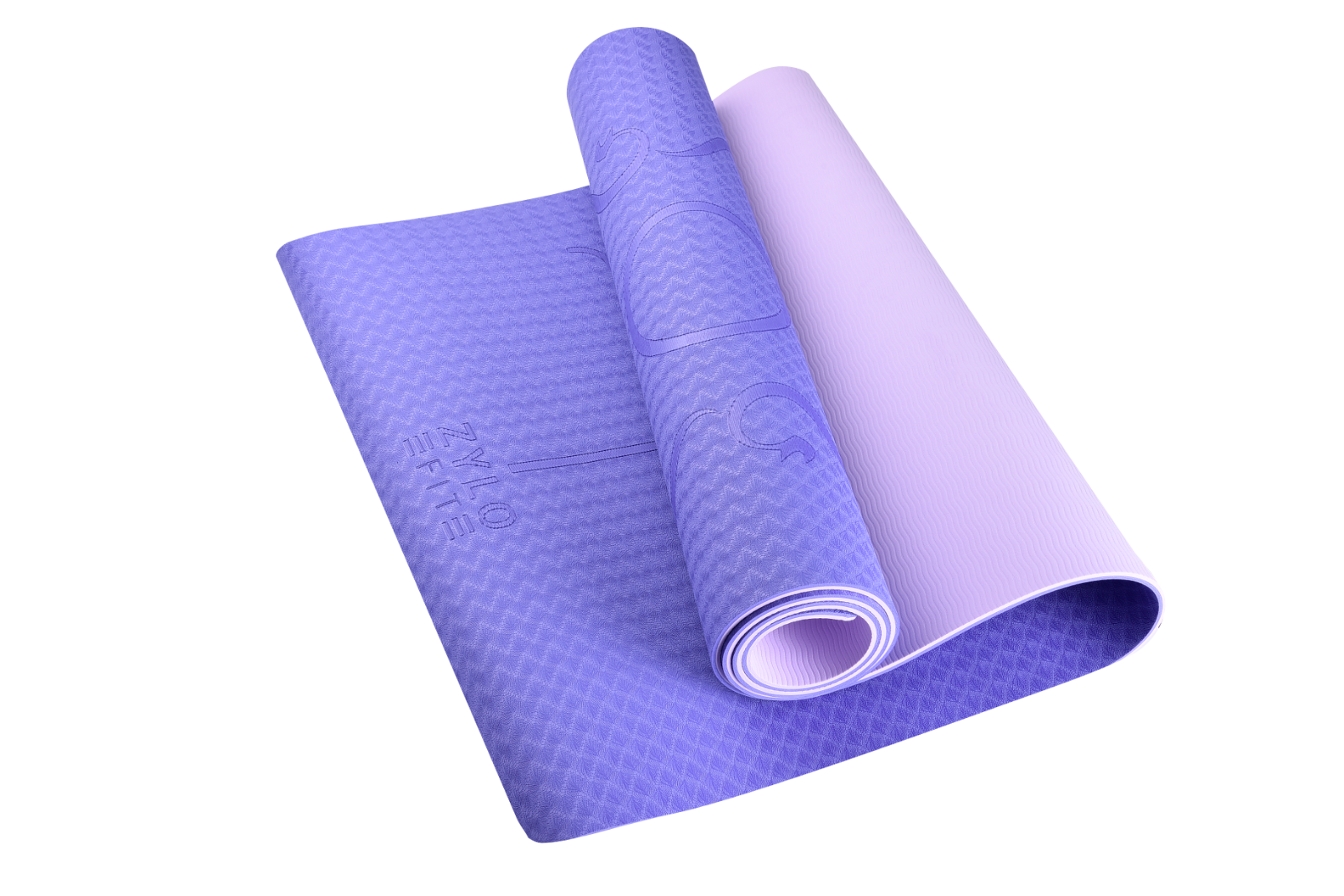 NEW Yoga Mat Non Slip 6mm TPE Eco Friendly Exercise Workout ZYLOFIT