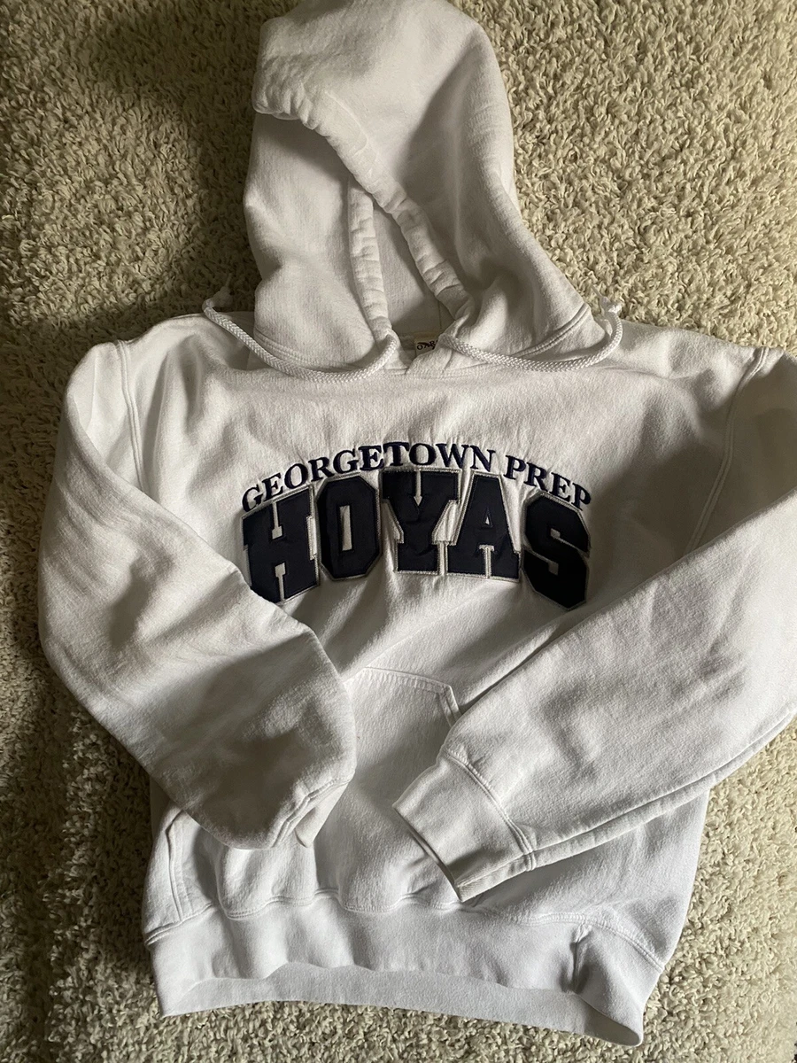 White discount georgetown hoodie