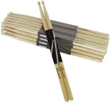 24 Paar DIMAVERY DDS-5A Drumsticks, Ahorn Map...