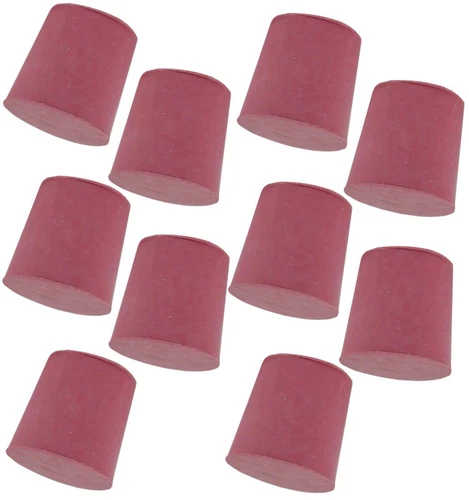 Solid Rubber Bungs x 10 Demijohn Home Brewing  Fermenting 31/27mm
