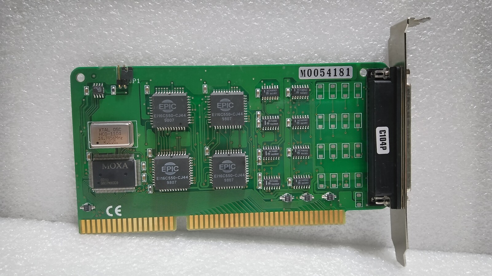[Used] MOXA / C104P / Multiport Serial Controller ISA BUS, 1pcs