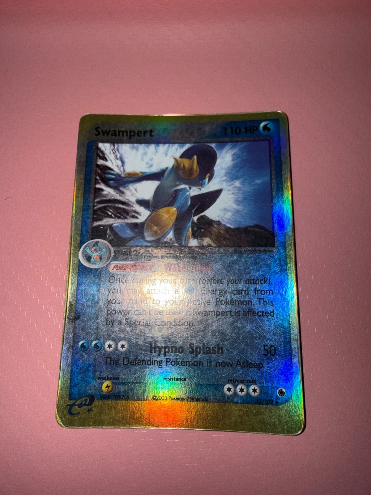 Swampert 13/109 Ruby and Sapphire Reverse Holo