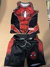 Marvel Spider-Man Boys Athletic Set Size XS 4/5 T8