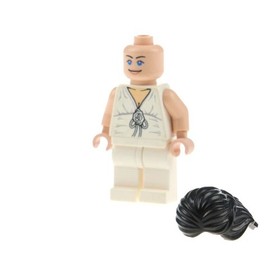 1x Lego Minifigure Indiana Jones Marion Ravenwood White Double Face 7683 iaj007