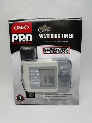 Orbit 1-Port Programmable Digital LCD Screen Outdoor Hose Faucet Timer