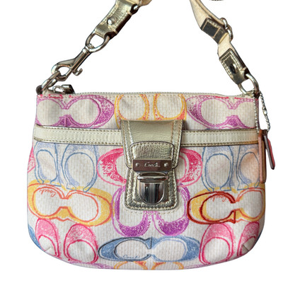 Coach Poppy Dream C Signature Scribble Print Hippie Crossbody Y2K Like New