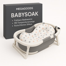 Składana wanna dla dziecka ze wskaźnikiem temperatury antypoślizgowy silikon DE.