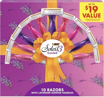 BIC Soleil 3 Scented Women s Manual Razor, 10 count