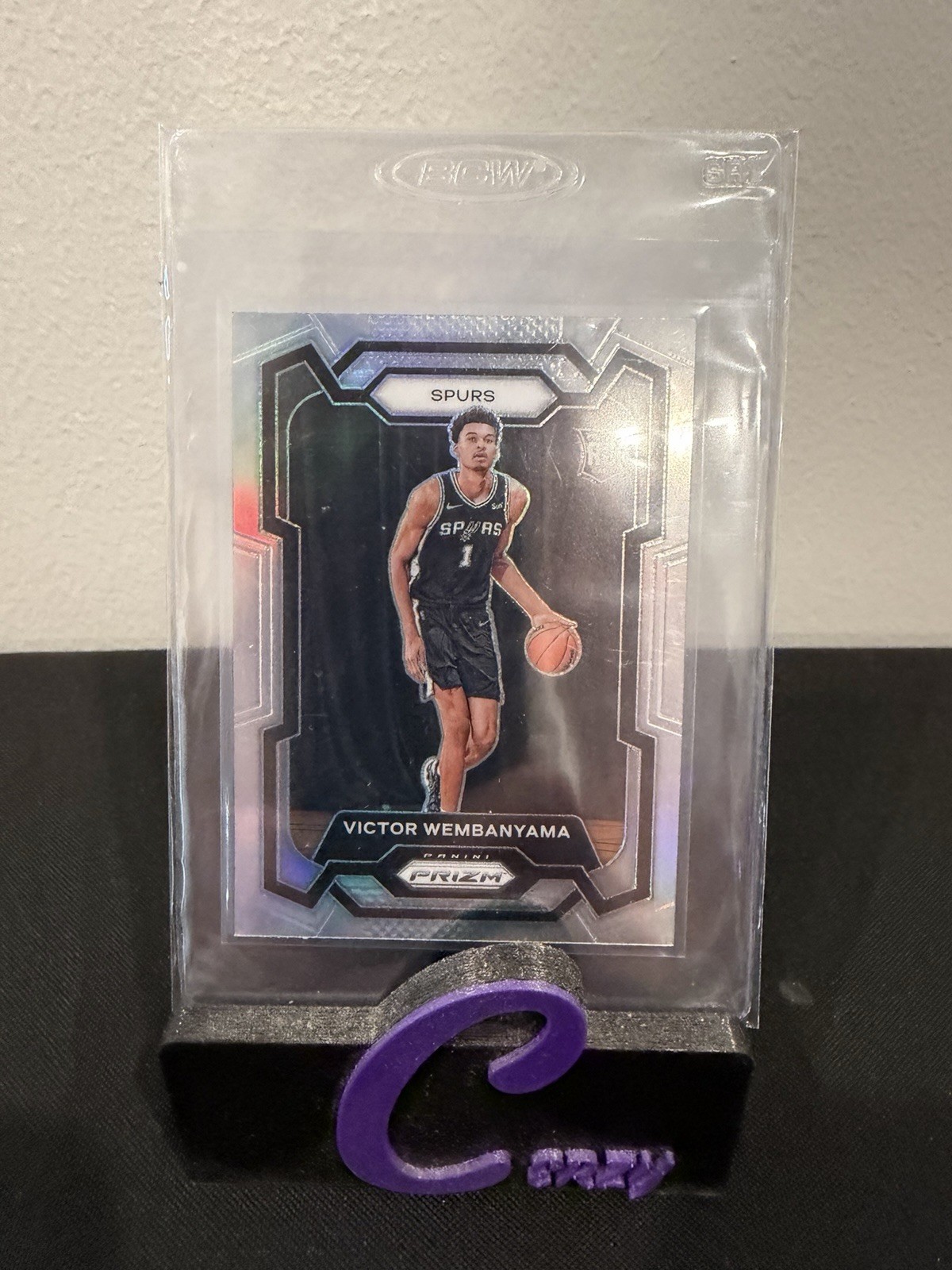 2023-24 Panini Prizm Silver Prizm #136 Victor Wembanyama Spurs RC Rookie
