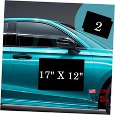 Black Blank Car Magnets with 40 mils, 2 Pack 17 x 12 2 Pack 17 x 12 Black