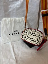 COACH Disney shoulder bag Mickey Keys leather white FROM JAPAN from Japan