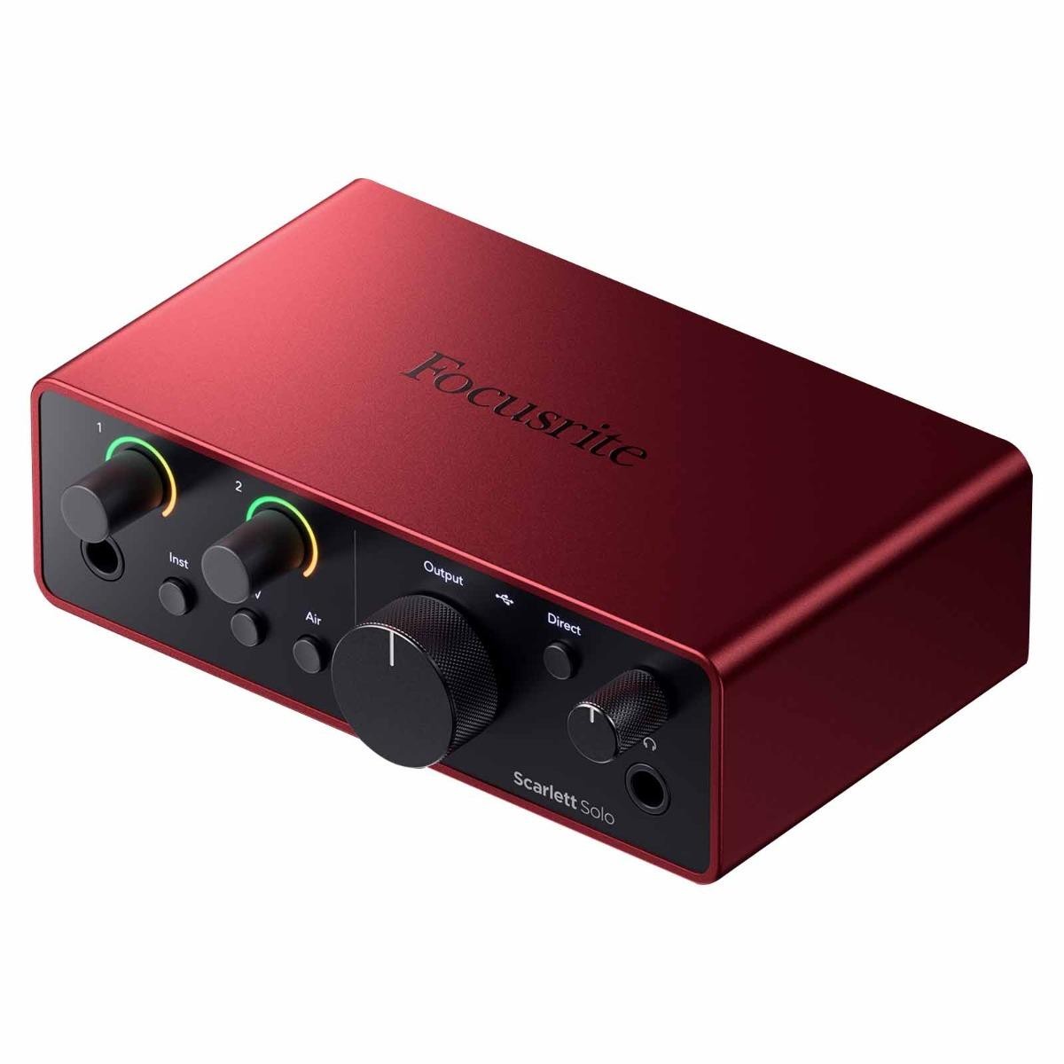 Focusrite Scarlett Solo 4th Gen USB Audio Music Recording