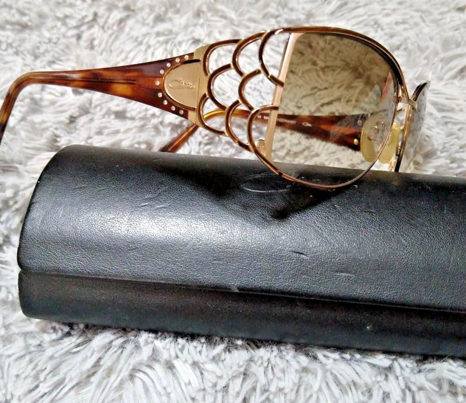 Vintage CAZAL Sunglasses Brown Gradient Lens Scale frame Made in Germany Retro - Image 4 of 4