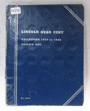 1909-1940 Lincoln Wheat Cent Collection in Whitman Folder 85 Coins AS898