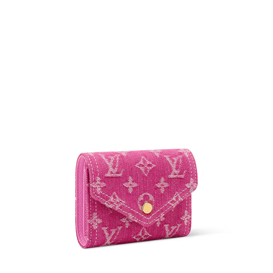 NEW Louis Vuitton Monogram Victorine Wallet Pink M27707 Women