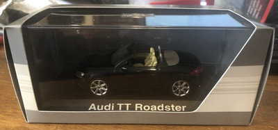 Audi Collection Audi TT Roadster Black Diecast Model Car - Scale 1:43