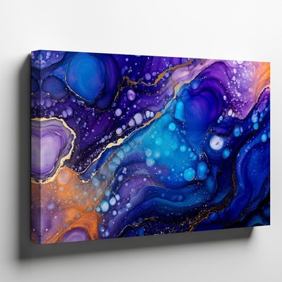 Create A Mesmerizing Abstract Design Featuring Swirling Patterns Of Wall Art