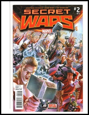Secret Wars #2 Ross Regular Cover! NM+! 9.8 Candidate!