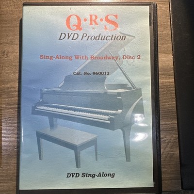 QRS Pianomation SingAlongDVD - Sing Along Broadway #2 960012 QRS System Only