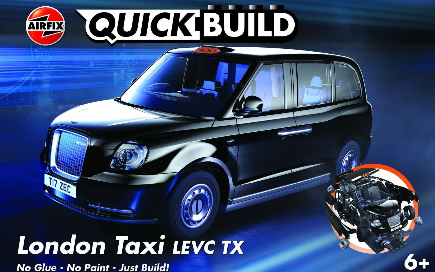 Airfix Quickbuild London Taxi Levc Tx Model Kit 179Mm - Image 13