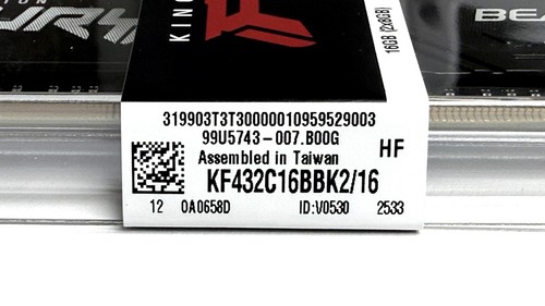 Kingston FURY Beast 16GB (2 x 8GB) DDR4 3200MHz memory Kit (KF432C16BBK2/16) NEW - Picture 6 of 9