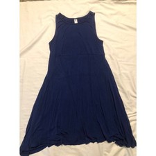 Old Navy Maternity royal blue handkerchief casual tank dress size large