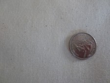 4870. UNBLEACHED MUSLIN Cotton CRAFT,QUILTING FABRIC - 38" x 7-1/4 yds.