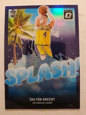 Dalton Knecht 2024-25 Donruss Optic Prizm Purple Splash Rookie Card #12