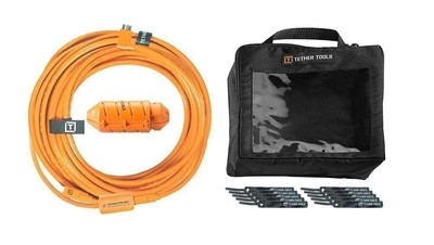 Tether Tools TetherBoost Pro USB-C Right Angle Cable System 31 ft. (9.4m)...