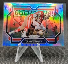 2021 Panini Prizm Lockdown! Silver Prizm #22 Charles Haley 49ers Football Card