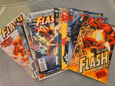 THE FLASH 2010 1-12 + REBIRTH 1-6 + SECRET FILES LOT Geoff Johns FLASHPOINT