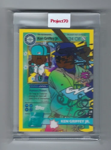 2021 Topps Project 70 KEN GRIFFEY JR Pokemon by Ermsy #702 Project70