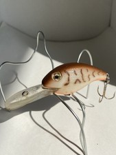Old Label Deep Wee R Bass Lure Crankbait Trout Bomber Bagley Seal Eye Used