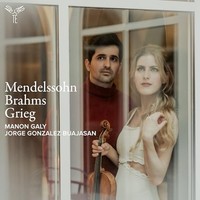 Manon Galy - Mendelssohn / Brahms / Grieg Violin Sonatas - Cd Album - G1398Z