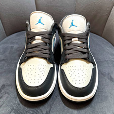 Jordan Air Jordan 1 Low Sneaker Schwarz/Grau/Blau – Gr. 38 – DC0774-040