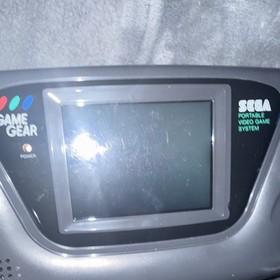 SEGA Game Gear Console Lot w/ AC Adapter, Carrying Case & Sonic Games