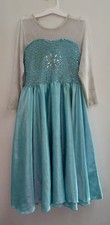 ReliBeauty Kid Girl Princess Elsa Sequin 100 Polyester Costume Dress Blue 10-12