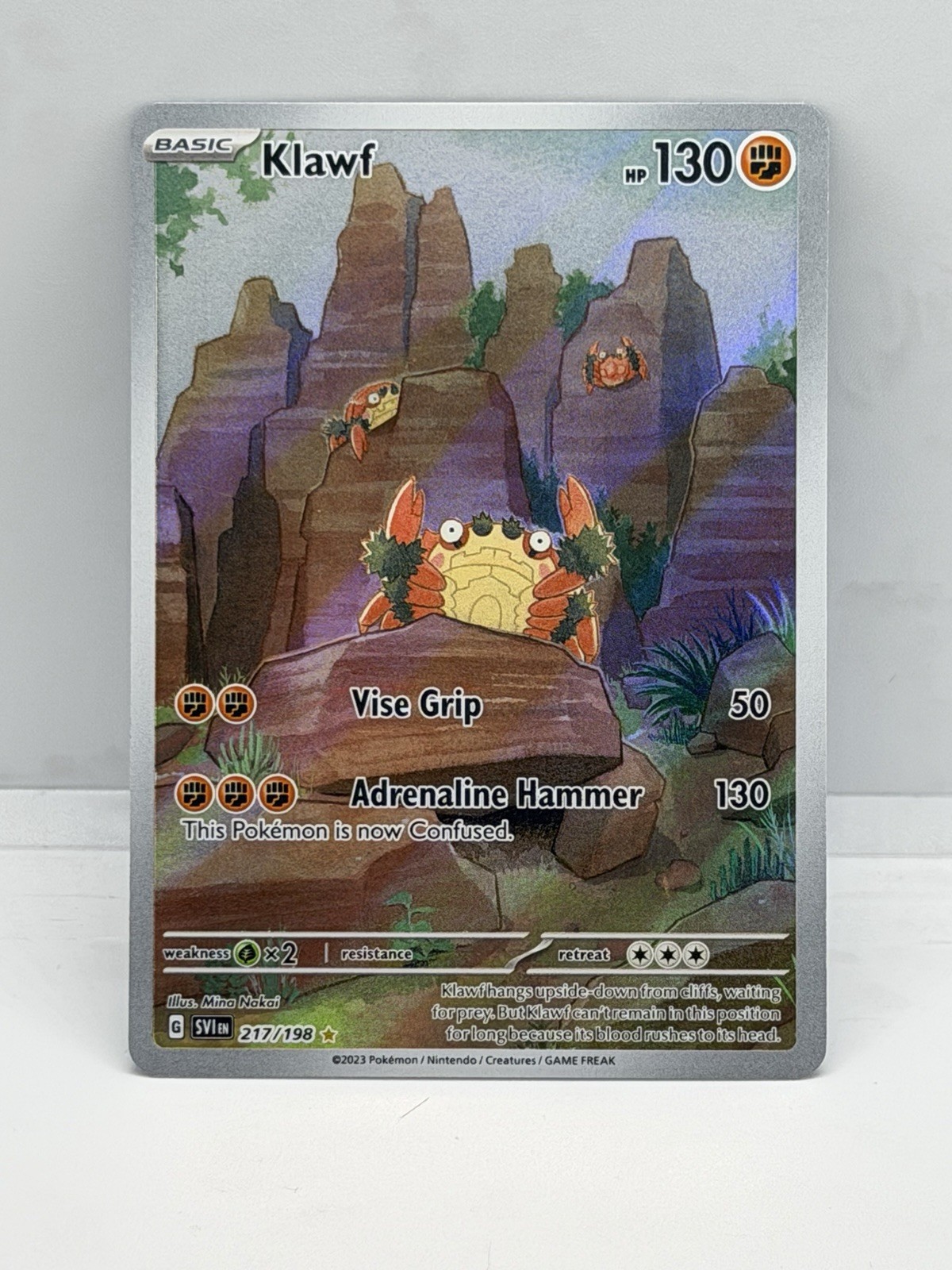 Klawf 217/198 SV01: Scarlet & Violet Base Set Holo