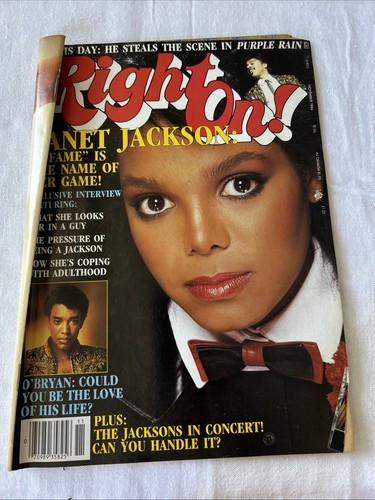Right On! Zeitschrift November 1984 Janet Jackson The Jacksons