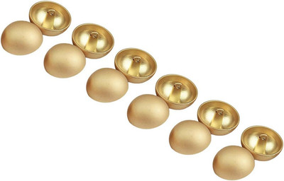 12 PCS Domed Mushroom Metal Shank Buttons Craft for DIYS Sewing Embellishment (M