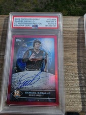 2024 Topps Pro Debut - Future Cornerstones Auto Samuel Basallo Aqua Foil /75 RC