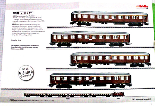 Märklin 40301 NEUES Schwedisches D-Zug-Wagen-Set (SJ) Metall OVP | Condition: Neu