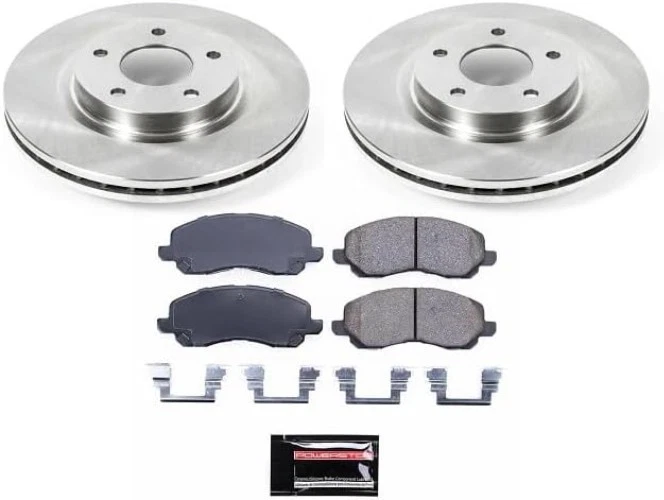 Bolt-On Front Brake Replacement Kit: Rotors & Pads for Chrysler Avenger Caliber - Image 4 of 4