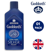 1 x Goddards Silver Polish Long Term for Jewellery Cutlery Anti-Tarnish - 125ml