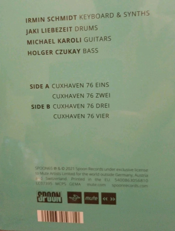 Rare Neuf CAN "Live In Cuxhafen" 1976 Vinyle Bleu Curaçao + Download Code - Photo 4/4