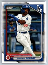 2024 Bowman #BP-58 Kendall George Prospects Los Angeles Dodgers