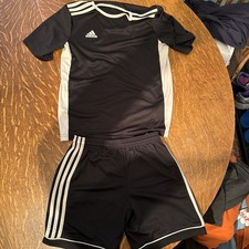 Boys Adidas Soccer Set Shirt Size Large And Short Size Medium