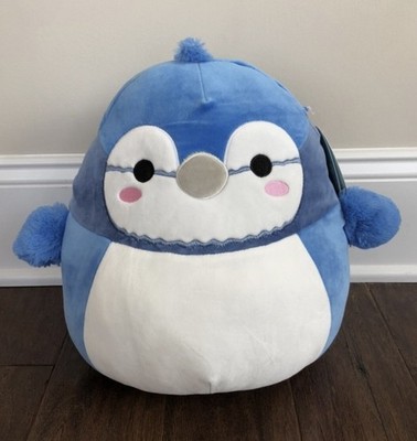 Blue Bird Squishmallow Babs Squishmallow Pinguin Stofftier 8 Zoll|20 cm Blue Jay Plüsch